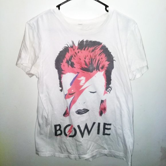 Tops - DAVID BOWIE T-SHIRT 👕 Rock Music Classic Glam Tee Tops - DAVID BOWIE T-SHIRT 👕 Rock Music Classic Glam Tee